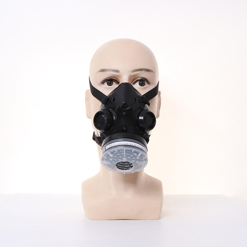 ใหม่ครึ่งหน้าสีดําหน้ากากป้องก - Dust Mask Construction บทวิจารณ์และราคา