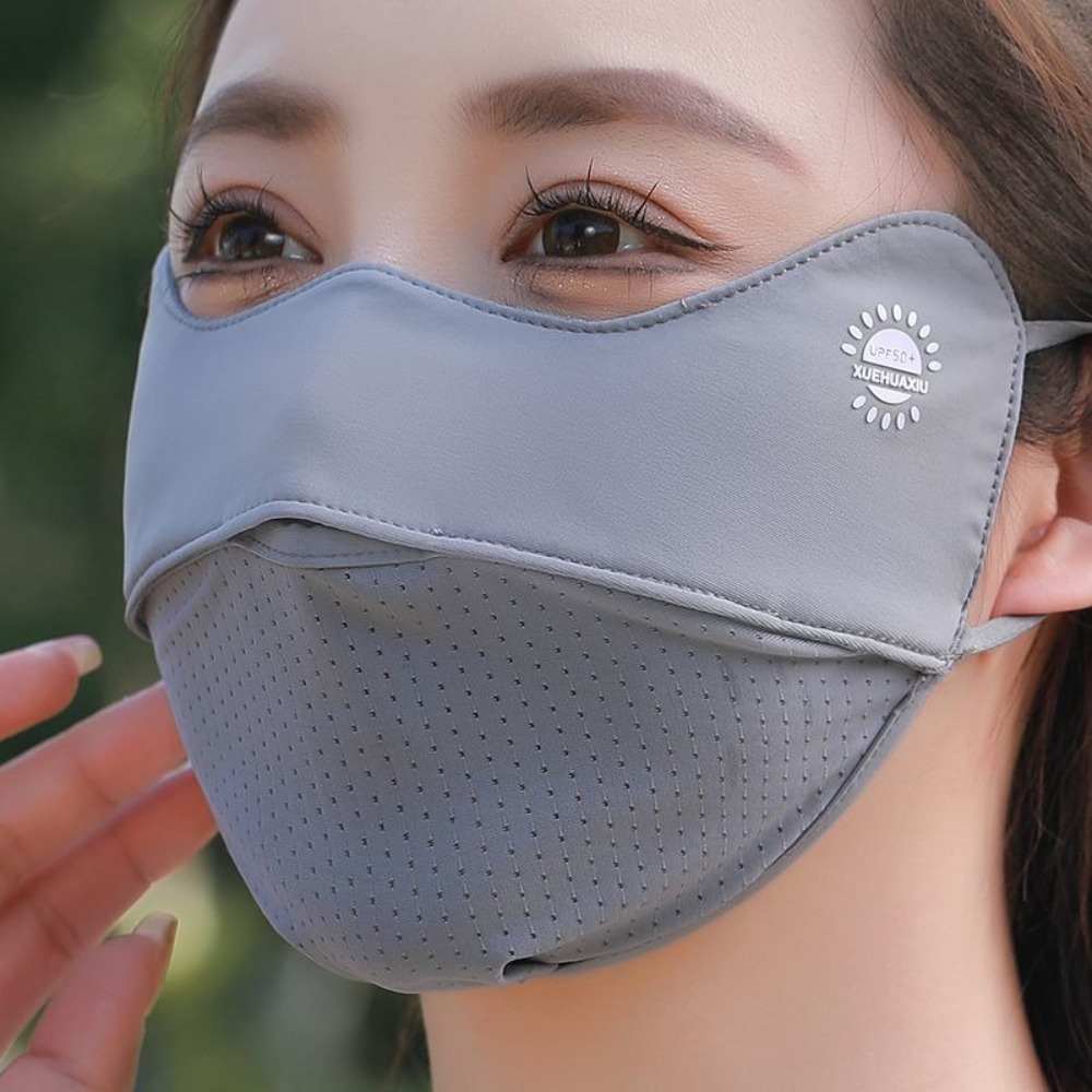 หน้ากากไหมน้ำแข็งระบายอากาศแบบ - Cloth Face Mask Washable บทวิจารณ์และราคา