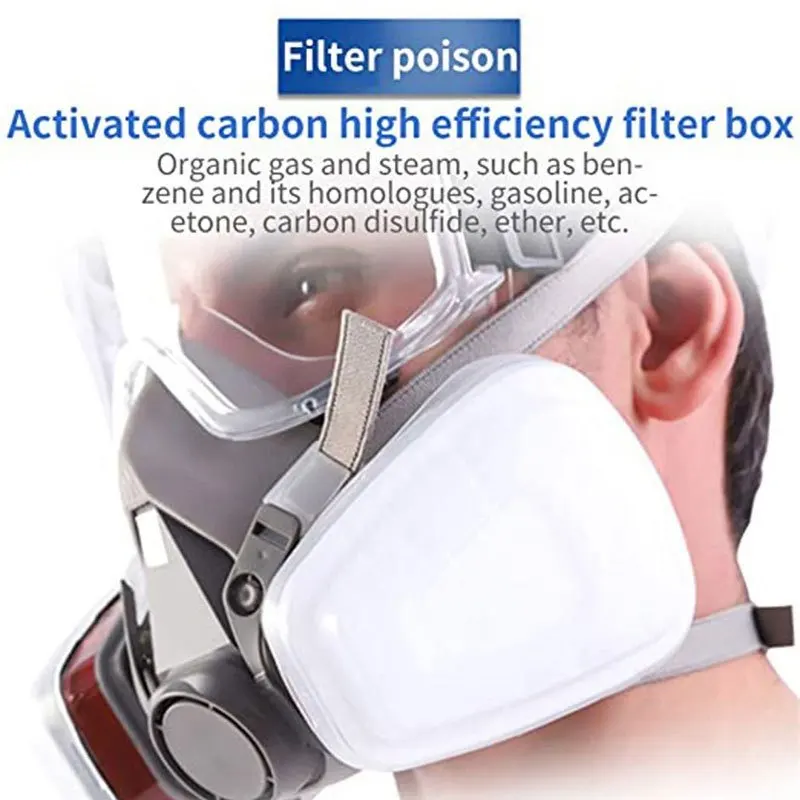 หน้ากากป้องกันแก๊สพิษแบบครึ่งห - Respirator Half Face บทวิจารณ์และราคา