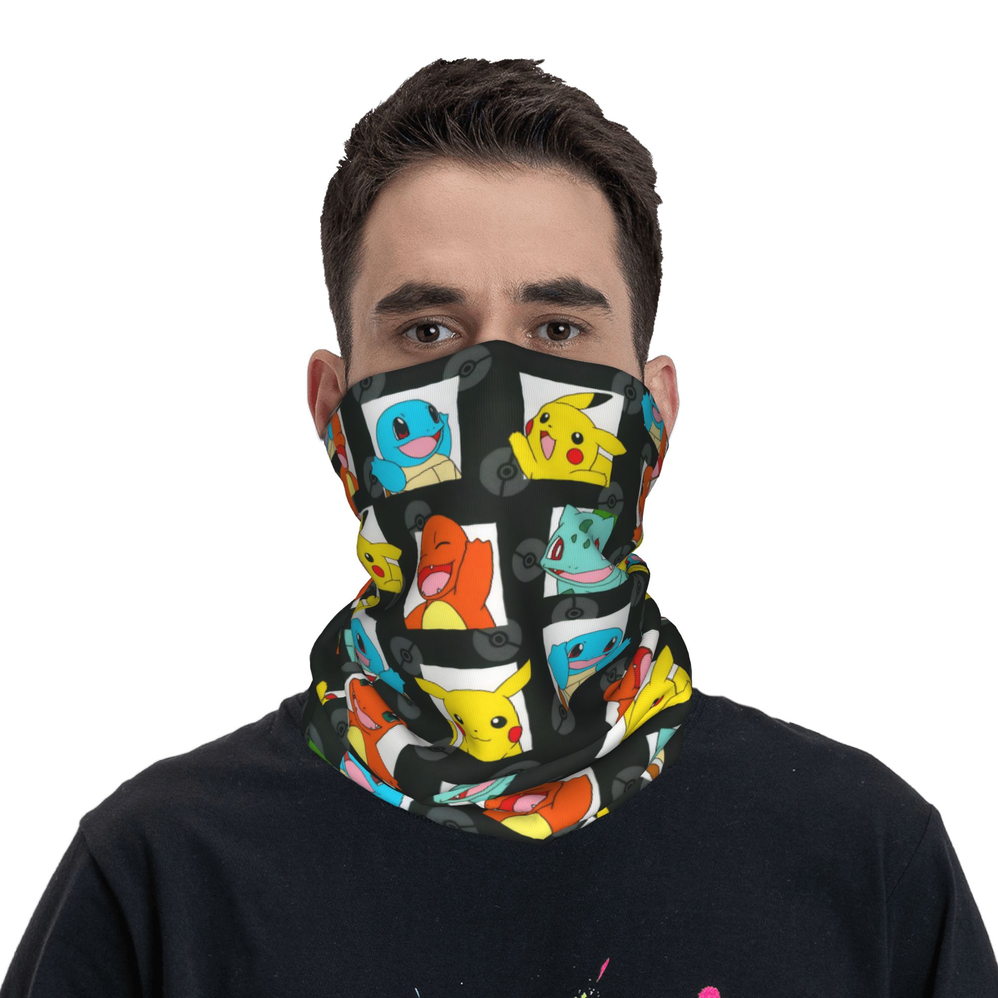 ผ้าพันคอคลุมหน้าลายการ์ตูนมอนส - Sports Mask Breathable บทวิจารณ์และราคา