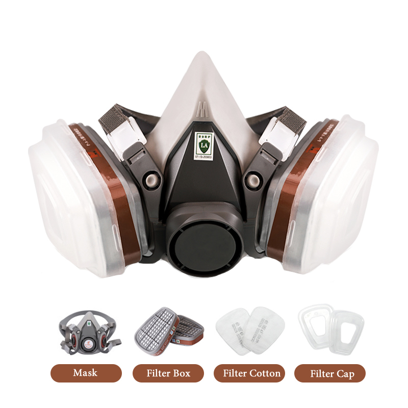 ครึ่งหน้า6200แก๊ส Mask เคมีหน้ - Face Mask Storage Box บทวิจารณ์และราคา