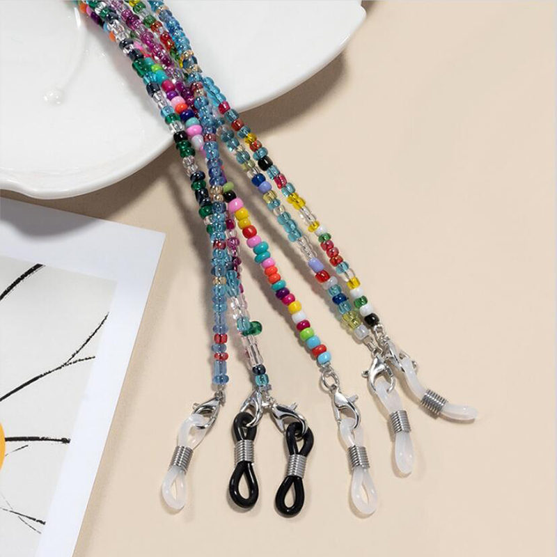 สายคล้องแว่นตาประดับลูกปัดหลาก - Mask Chain Holder บทวิจารณ์และราคา