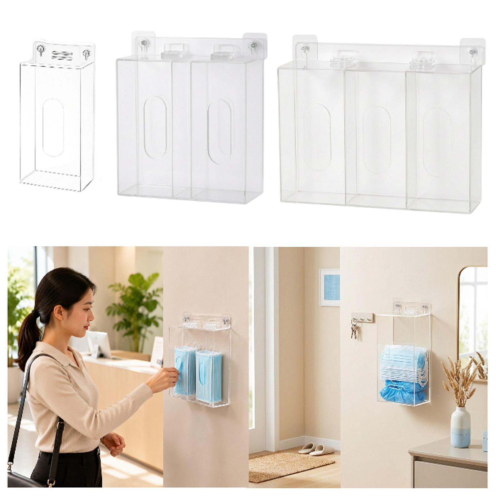 ที่เก็บถุงมืออะคริลิคแบบประหยั - Face Mask Storage Box บทวิจารณ์และราคา