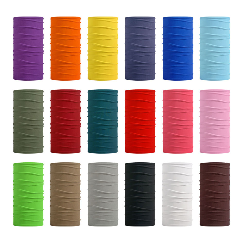 ไม่มีรอยต่อสีทึบ Bandanas ผู้ช - Neck Gaiter Face Cover บทวิจารณ์และราคา